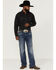 Ariat Men's Jurlington Retro Solid Snap Western Shirt - Big & Tall, Charcoal, hi-res