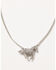 Image #2 - Lainey Wilson Women's Pav&eacute; Horse Necklace, Silver, hi-res