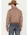 Image #4 - RANK 45® Men's Spur Printed Long Sleeve Button-Down Stretch Western Shirt, Pecan, hi-res