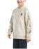 Image #1 - Carhartt Boys' Logo Graphic Hooded Sweatshirt, Off White, hi-res