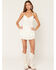 Image #5 - Cleo + Wolf Women's Embroidered Ruffle Mini Skirt, Natural, hi-res