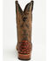 Image #5 - Tanner Marl Men's Exotic Ostrich Print Western Boots - Broad Square Toe, Brown, hi-res