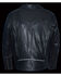 Image #4 - Milwaukee Leather Men's Lightweight Extra Long Biker Jacket - Big 4X, Black, hi-res