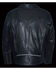 Image #4 - Milwaukee Leather Men's Lightweight Extra Long Biker Jacket - Big 4X , Black, hi-res