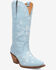 Image #1 - Dingo Women's Love Bug Western Boots - Snip Toe, Blue, hi-res