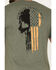 Howitzer Men's Alpha Patriot Graphic T-Shirt, Heather Green, hi-res