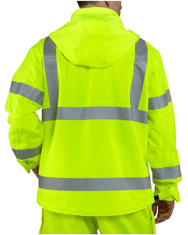 Carhartt High Visibility Class 3 Waterproof Jacket Big Tall