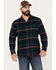 Pendleton Men's Fremont Plaid Print Long Sleeve Button Down Western Shirt, Green, hi-res