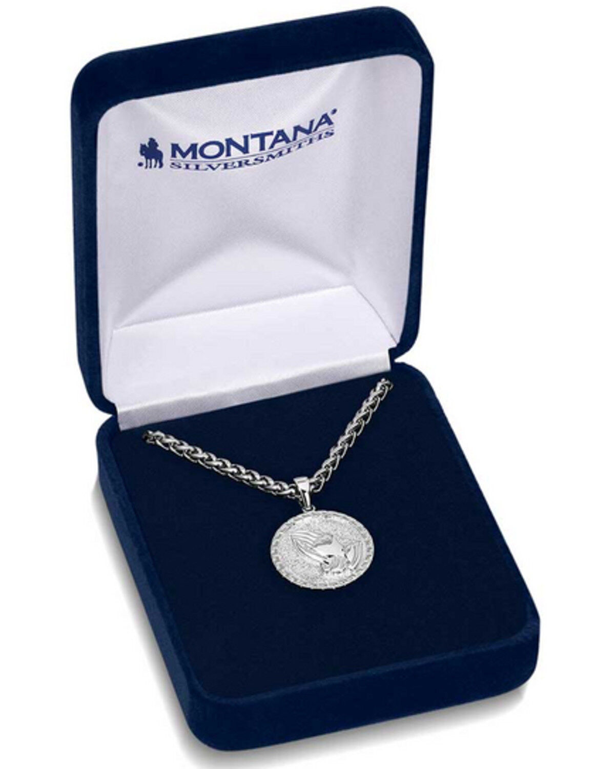 Image #3 - Montana Silversmiths Women's Praying Hands Pendant Necklace, Silver, hi-res