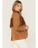 Idyllwind Women's Lena Belle Suede Fringe Jacket, Beige/khaki, hi-res