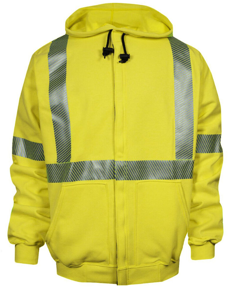 National Safety Apparel Men's FR Vizable HiVis Zip Front Work