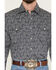 Image #3 - Wrangler Retro Men's Floral Print Long Sleeve Snap Western Shirt - Tall, Navy, hi-res