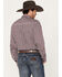 RANK 45 Men's Event Medium Geo Print Long Sleeve Button Down Western Shirt, White, hi-res
