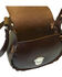 Image #2 - Western Express Women's Brown Floral Leather Shoulder Bag , Brown, hi-res
