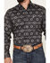 Ariat Men's Weldon Stretch Fitted Long Sleeve Button Down Shirt, Charcoal, hi-res