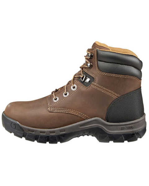 Image #3 - Carhartt Work Flex 6" Lace-Up Work Boots - Composite Toe, Brown, hi-res