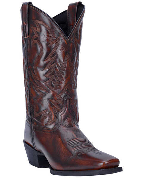 Laredo Men's Lawton Western Boots - Square Toe, Tan, hi-res