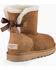 UGG Women's Ribbon Back Shortie Boots, Chestnut, hi-res