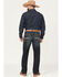 Image #3 - Ariat Men's Boot Barn Exclusive Bart Keith Dark Wash Relaxed Bootcut Denim Jeans, Dark Wash, hi-res