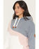 Image #2 - Wanakome Women's Ariel Color Block Hoodie, Pink, hi-res