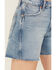 Image #2 - Wrangler Retro Women's Light Wash High Rise Stretch Denim Shorts, , hi-res
