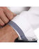 Image #2 - Stetson Men's White Solid Long Sleeve Western Shirt, White, hi-res