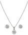 Image #1 - Montana Silversmiths Women's Simply Brilliant Flower Jewelry Set, Silver, hi-res