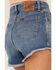 Lee Women's Vintage Trashed Modern High Rise Cut Off Shorts , Blue, hi-res