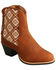 Image #1 - Twisted X Women's Southwestern Printed Western Booties - Round Toe, Brown, hi-res