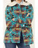 Image #3 - Panhandle Women's Southwestern Print Button-Down Jacket, Blue, hi-res