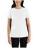 Carhartt Women's Relaxed Fit Lightweight Short Sleeve Work Tee, White, hi-res