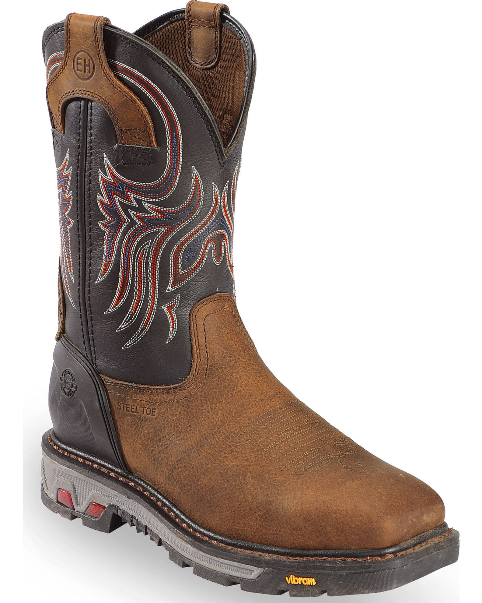 Justin Men s Tanker Western Work Boots Steel Toe Boot Barn