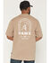 Image #1 - Hawx Men's Work To The Bone Short Sleeve Graphic T-Shirt, Tan, hi-res