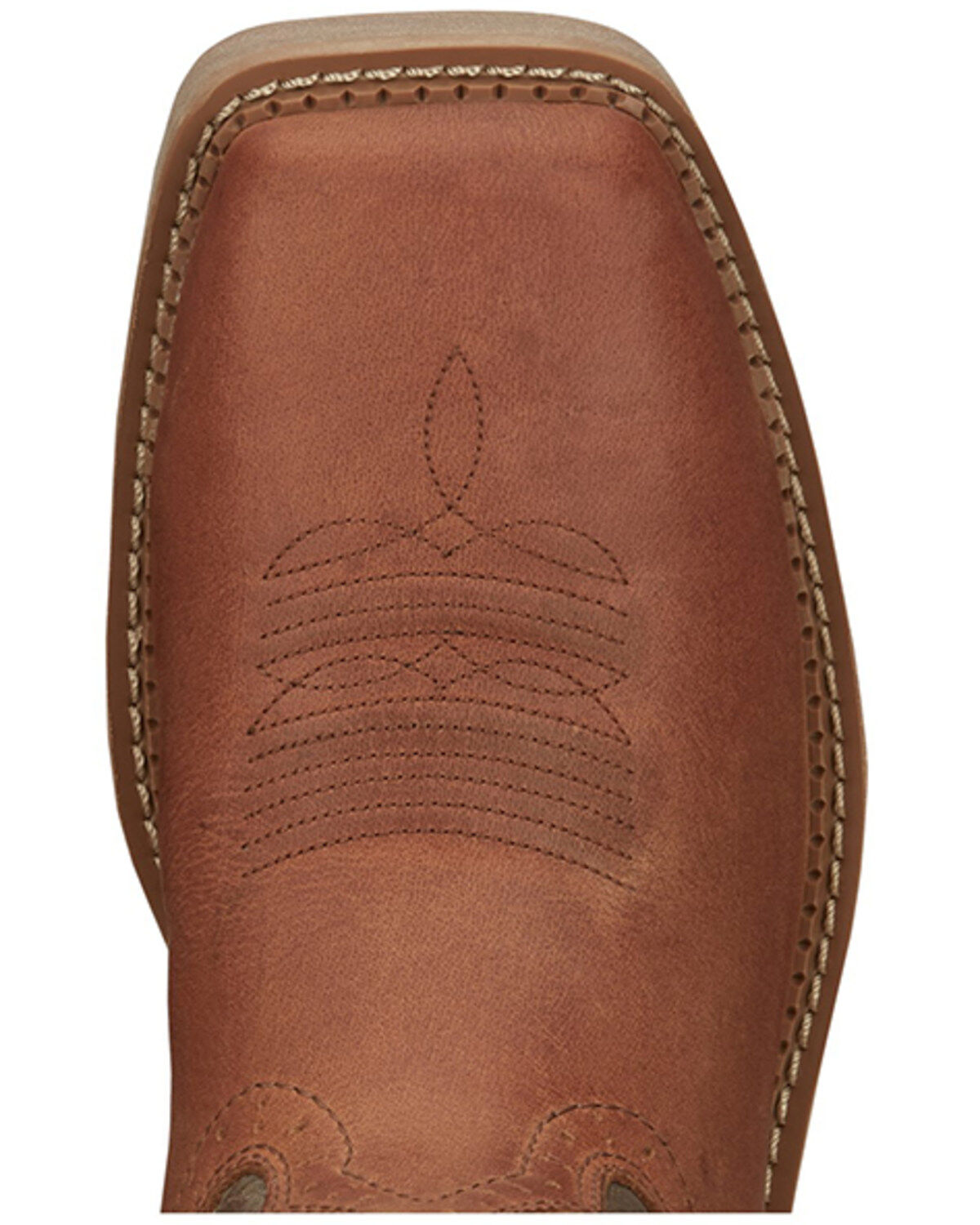 Image #6 - Justin Men's Bolt Redwood Pull On Soft Work Boots - Square Toe, Brown, hi-res
