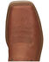Image #6 - Justin Men's Bolt Redwood Pull On Soft Work Boots - Square Toe, Brown, hi-res