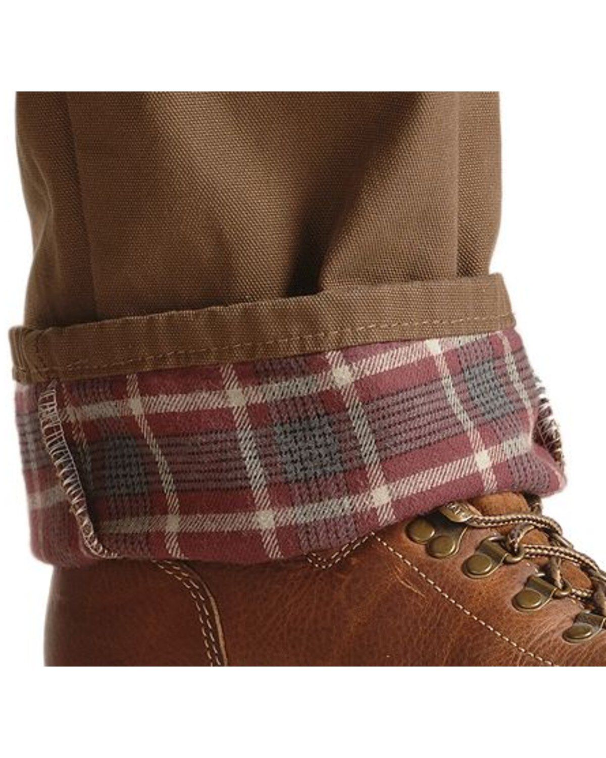 flannel lined duck pants