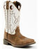 Cody James Boys' Pull-On Leather Western Boots - Broad Square Toe , Brown, hi-res