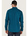 Cody James Men's FR Geo Print Long Sleeve Snap Work Shirt , Blue, hi-res