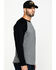 Image #3 - Hawx Men's Black Baseball Raglan Crew Long Sleeve Work Shirt, , hi-res