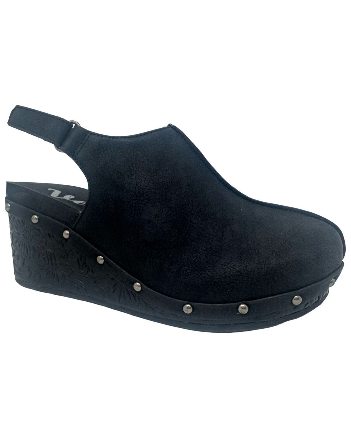 Image #1 - Very G Women's Miranda Wedge Shoes, Black, hi-res