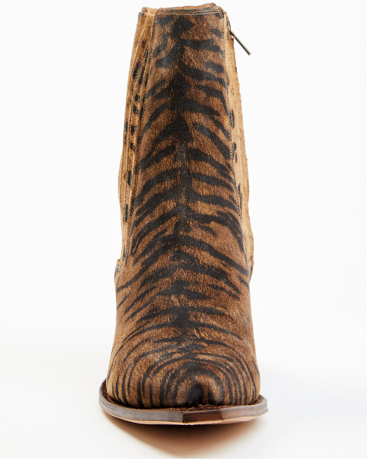 Image #4 - Sendra Women's Tiger Print Western Booties - Snip Toe, , hi-res