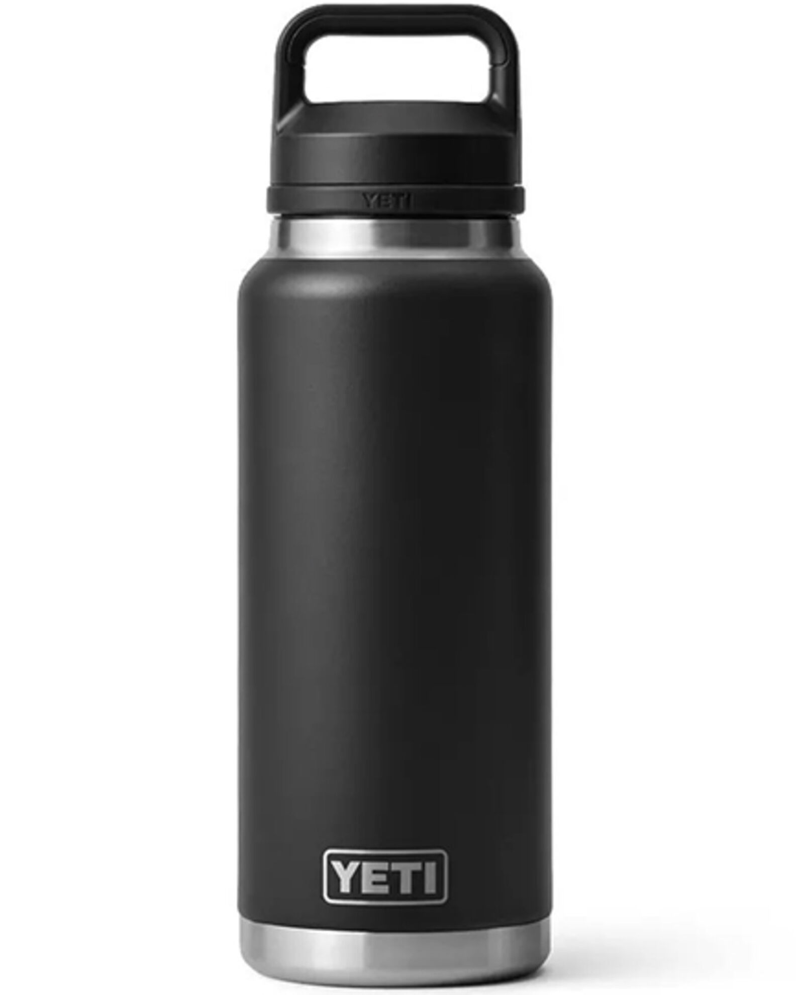 Image #1 - YETI Rambler® 36oz Water Bottle with Chug Cap, Black, hi-res