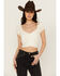 Image #1 - Beyond The Radar Women's Print Balloon Sleeve Blouse, Ivory, hi-res