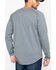 Hawx Men's Solid Pocket Crew Long Sleeve Work T-Shirt - Big & Tall , Heather Grey, hi-res