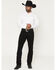 Image #1 - Cody James Black 1978® Men's Lawson Wash Tyler Slim Straight Stretch Denim Jeans, Black, hi-res