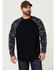 Image #1 - Cody James Men's FR Camo Long Sleeve Work T-Shirt , Navy, hi-res