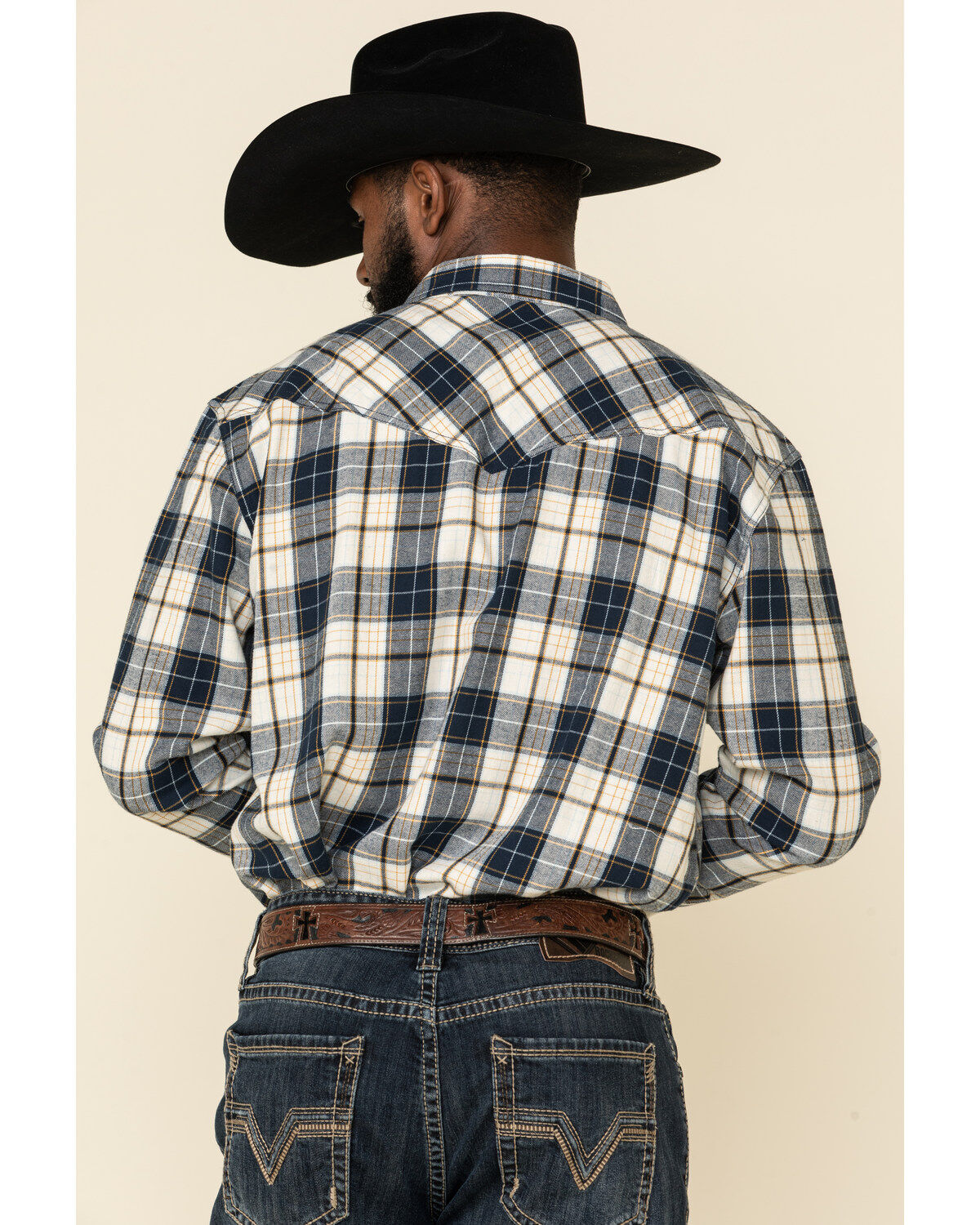 Image #3 - Cody James Men's Pinhurst Plaid Long Sleeve Western Flannel Shirt , , hi-res