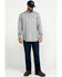 Image #6 - Hawx Men's FR Solid Gray Long Sleeve Pocket Henley Work Shirt - Big, Silver, hi-res