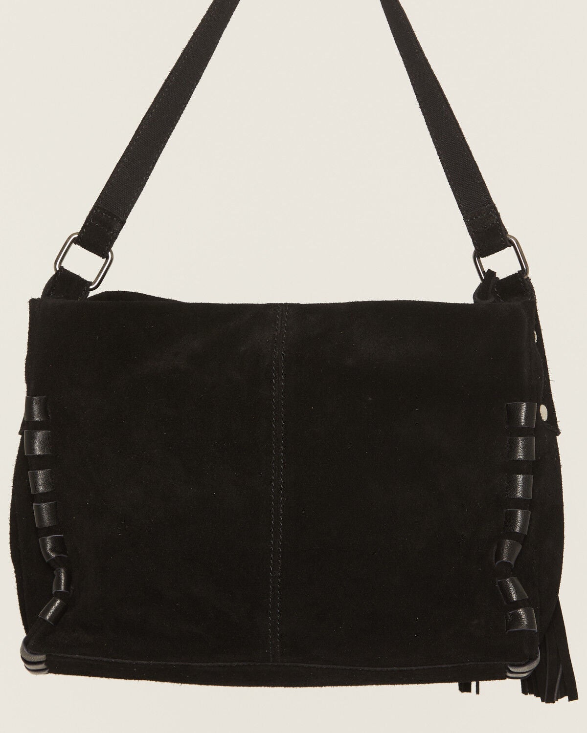 Image #3 - Avondayle Women's Suede Bucket Bag, Black, hi-res