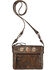 American West Women's Trail Rider Crossbody Bag, Distressed Brown, hi-res